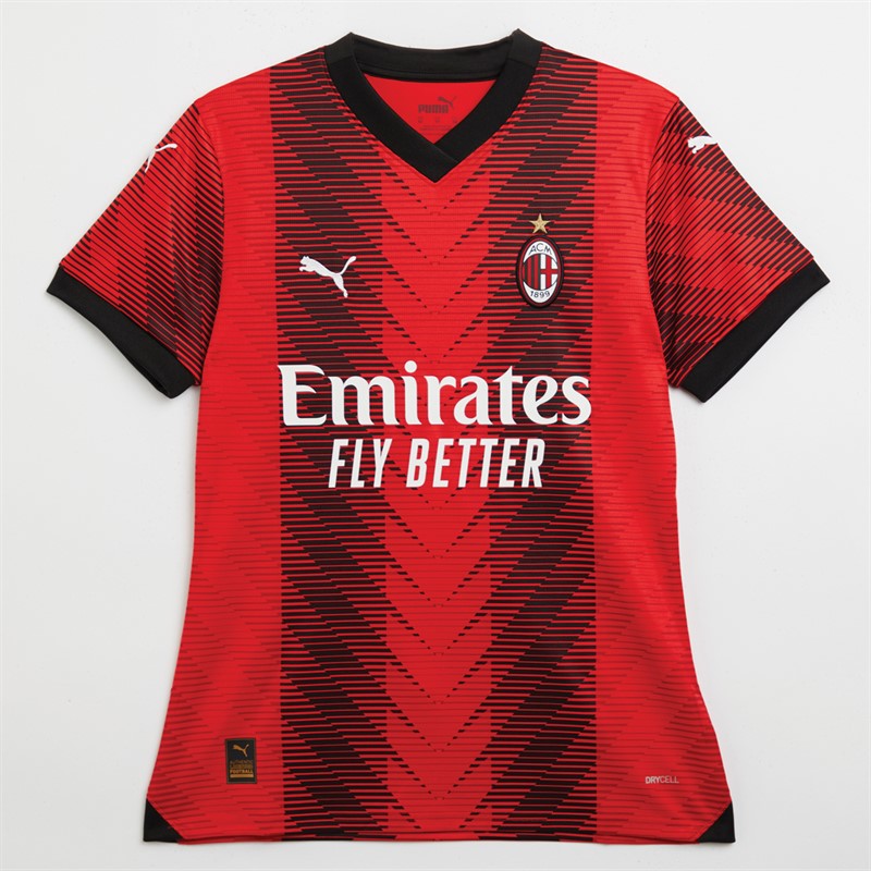 Puma Womens ACM AC Milan Home Jersey For All Time Red