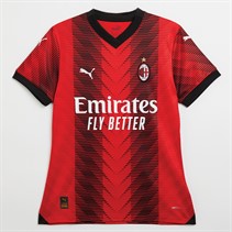 Puma Womens ACM AC Milan Home Jersey For All Time Red