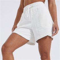 Puma Womens Elevated Essentials Sweat Shorts Warm White