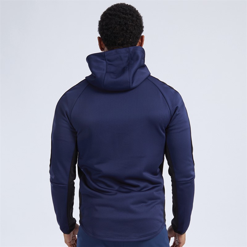 Puma Mens Evostripe Warm Full Zip Hoodie Puma Navy