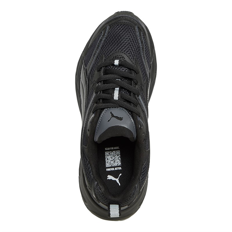 Puma Kids Junior Morphic Base Trainers Black/Grey