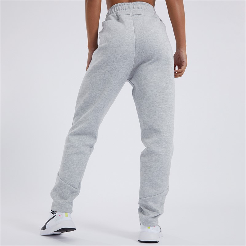 Puma Womens Evostripe High Waisted Pants Light Grey Heather