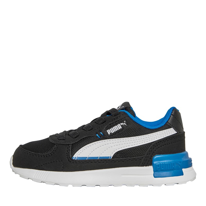 Puma Kids Graviton AC Trainers Black/Black/White