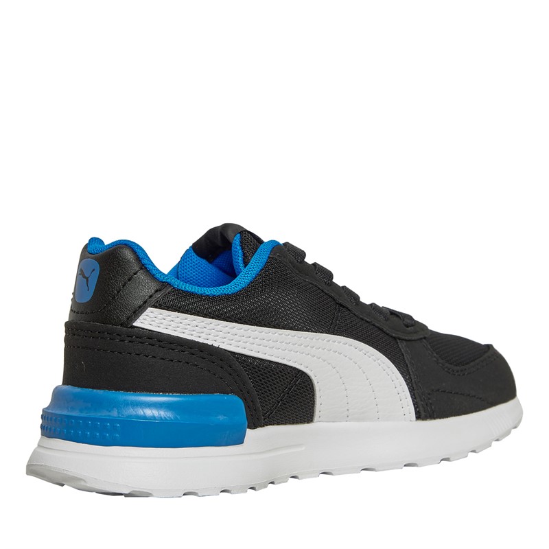 Puma Kids Graviton AC Trainers Black/Black/White