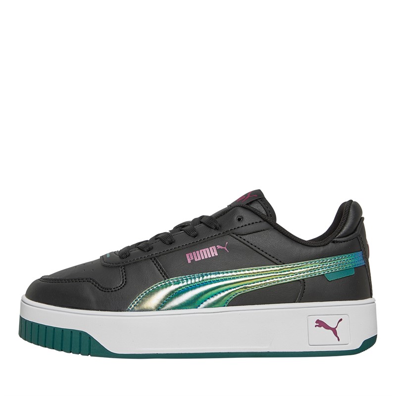 Puma Junior Carina Street Bouncy Sky Trainers Black/Magenta