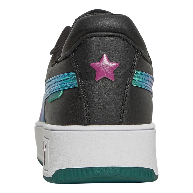 Puma Junior Carina Street Bouncy Sky Trainers Black/Magenta