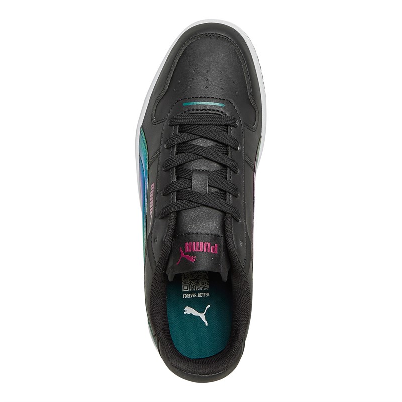 Puma Junior Carina Street Bouncy Sky Trainers Black/Magenta