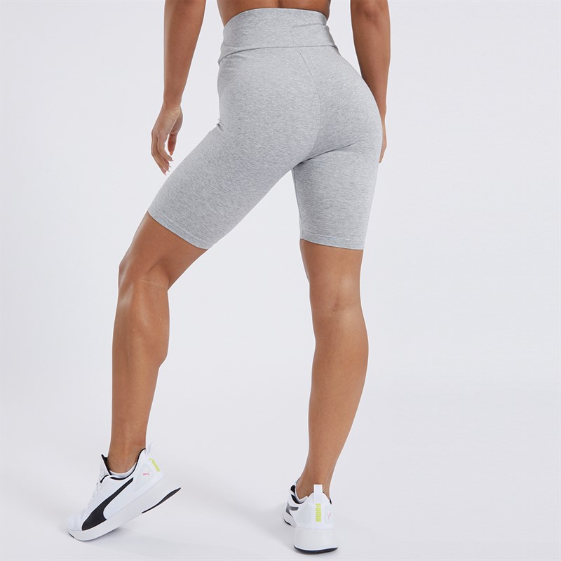 Puma Womens Classics 7 Short Tights Light Grey Heather