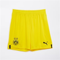 Puma Mens BVB Borrussia Dortmund Shorts Cyber Yellow