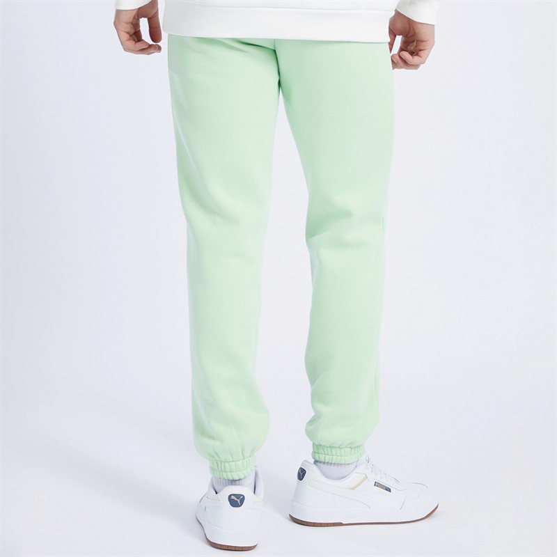 Puma Mens Elevated Essentials Joggers Light Mint