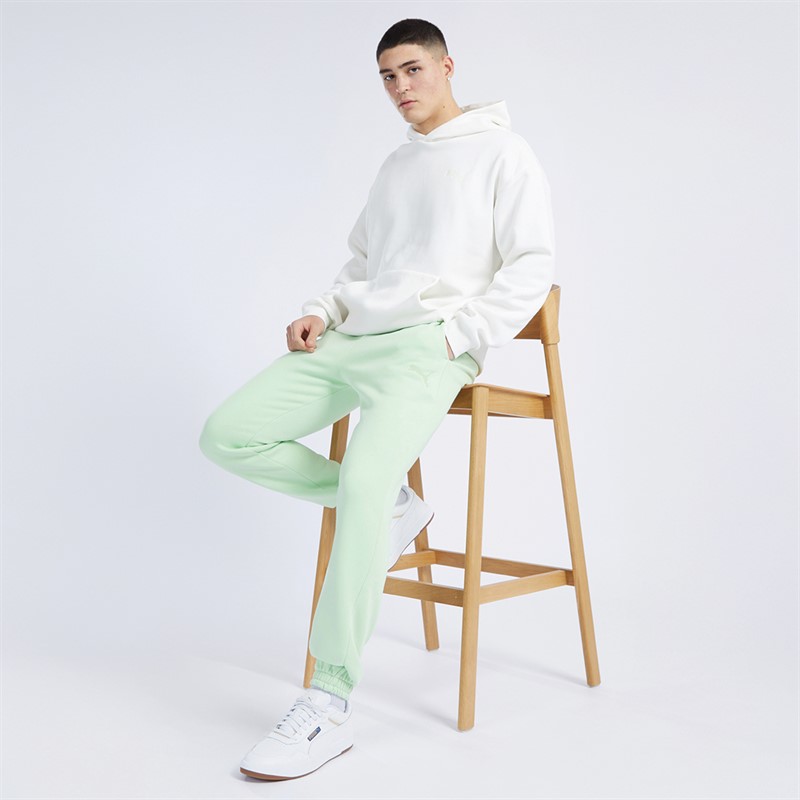 Puma Mens Elevated Essentials Joggers Light Mint