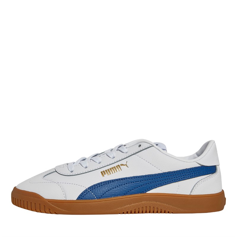 Puma Junior Club 5V5 Trainers Clyde Royal/Puma White