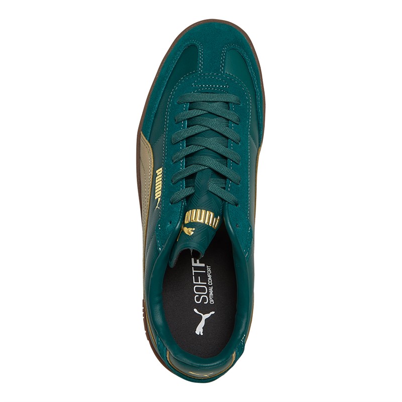 Puma Mens Puma Club II Era Trainers Dark Myrtle