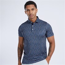 Puma Mens MATTR Soto Golf Polo Navy/Mauve