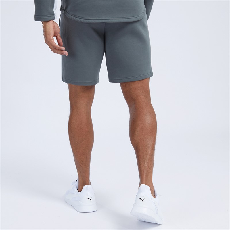 Puma Mens Evostripe 8 Inch Shorts Grey