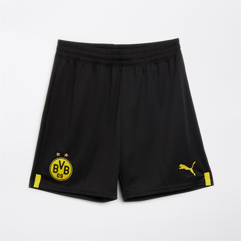 Puma Mens BVB Borussia Dortmund Shorts Puma Black