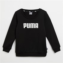 Puma Girls Essentials Puma Crew Sweatshirt Puma Black