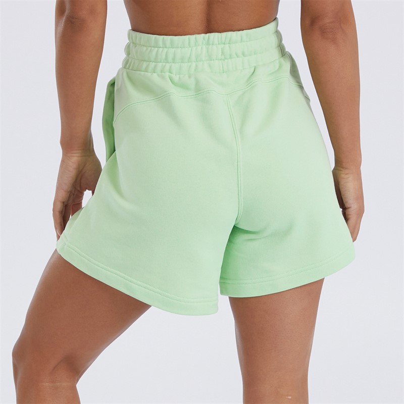 Puma Womens Elevated Essentials Sweat Shorts Light Mint