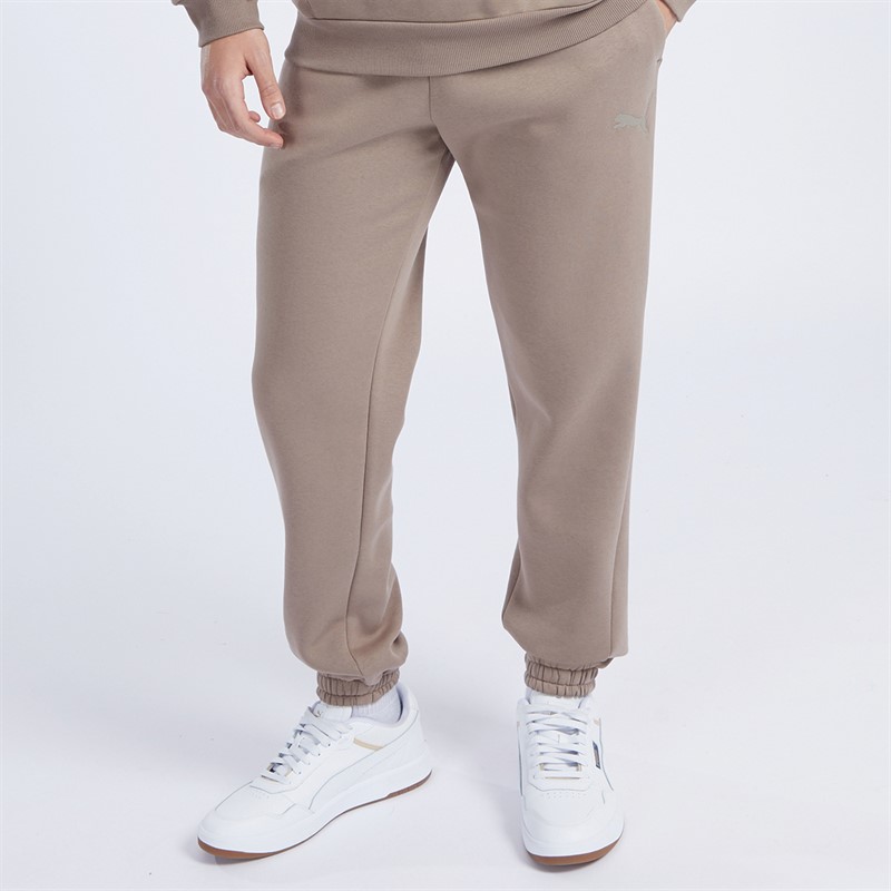 Puma Mens Elevated Essentials Joggers Totally Taupe