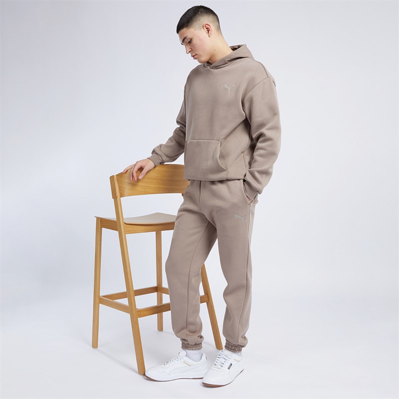 Puma Mens Elevated Essentials Joggers Totally Taupe