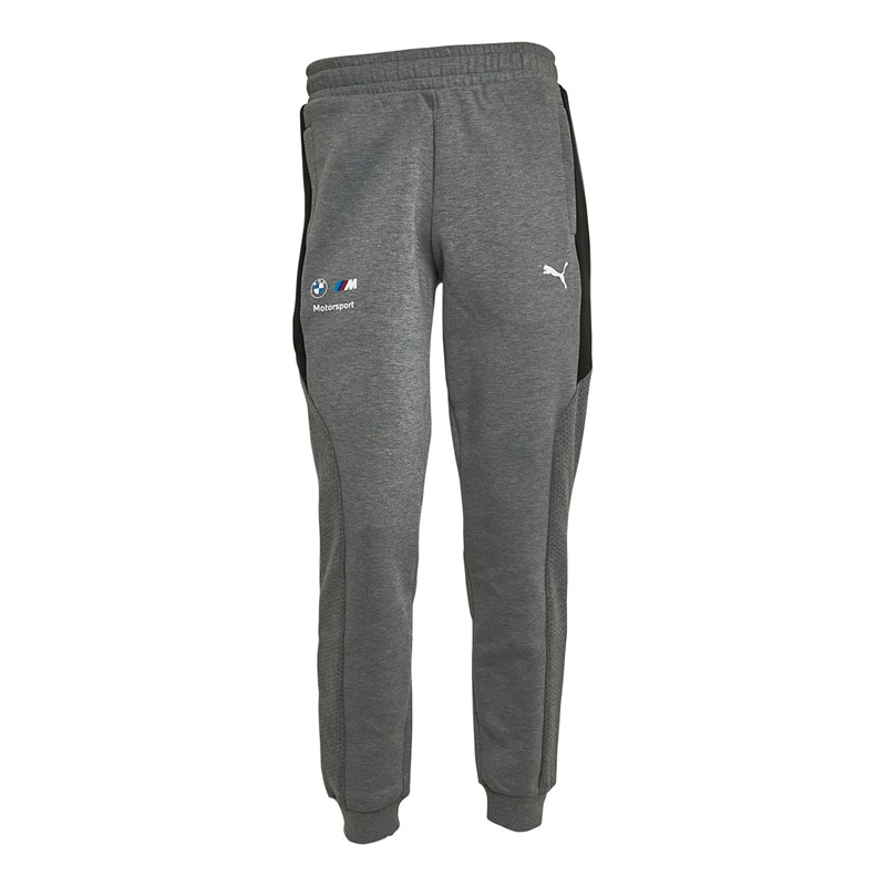 Puma Mens BMW M Motorsport Joggers Medium Grey Heather