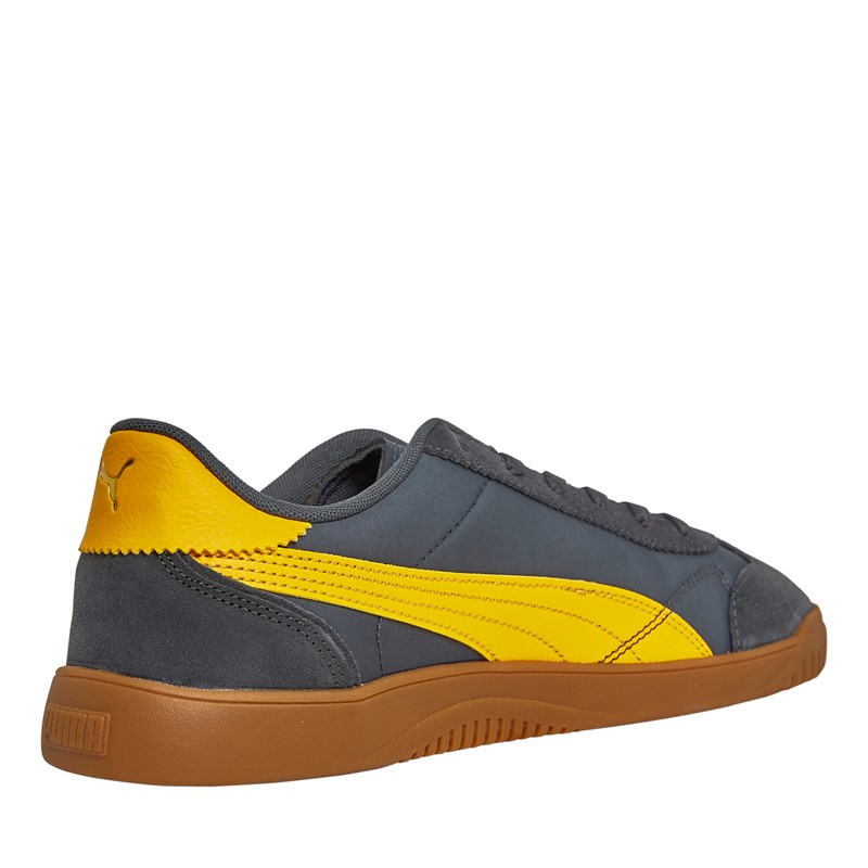 Puma Mens Club 5V5 Lux OG Trainers Grey/Tangerine/Gold