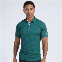 Puma Mens Puma X Arnold Palmer Citrus Golf Polo Green/Pink