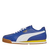 Puma Mens Roma 24 Standard Trainers Pear/Lapis Lazuli