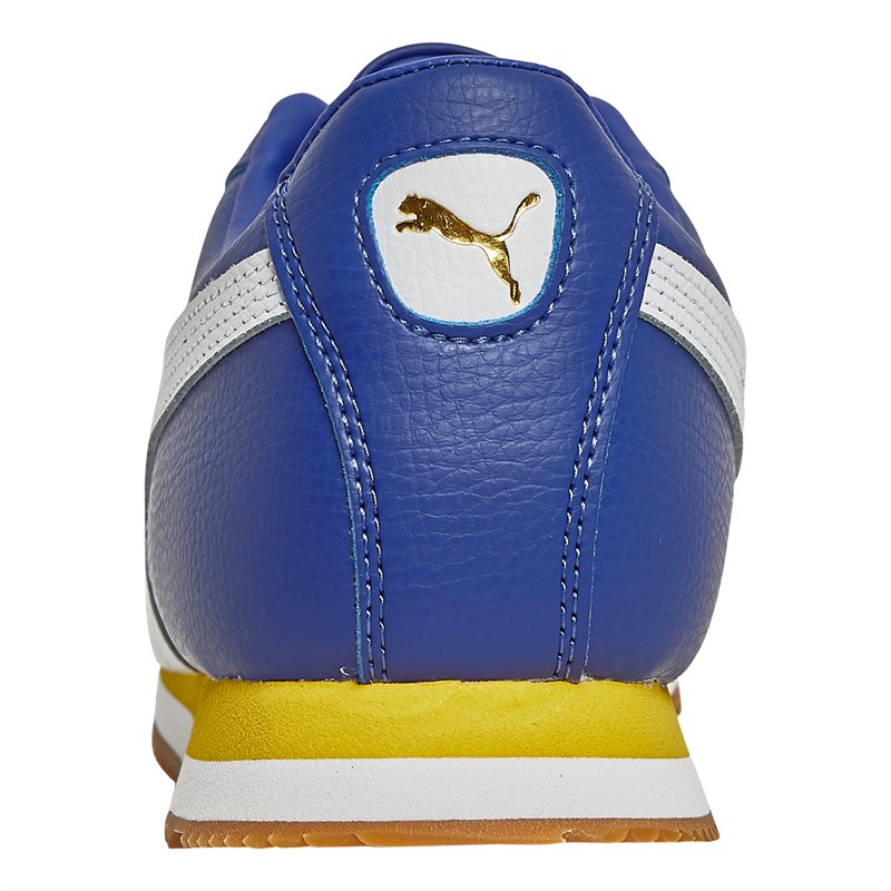 Puma Mens Roma 24 Standard Trainers Pear/Lapis Lazuli