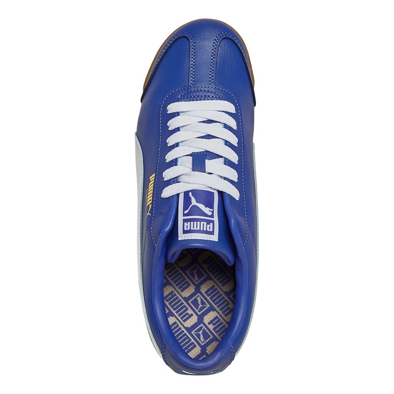 Puma Mens Roma 24 Standard Trainers Pear/Lapis Lazuli