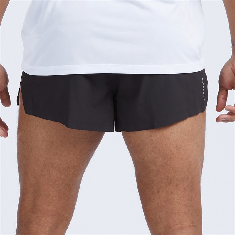 Puma Mens Run Ultraweave Velocity 3 Split Running Short Puma Black