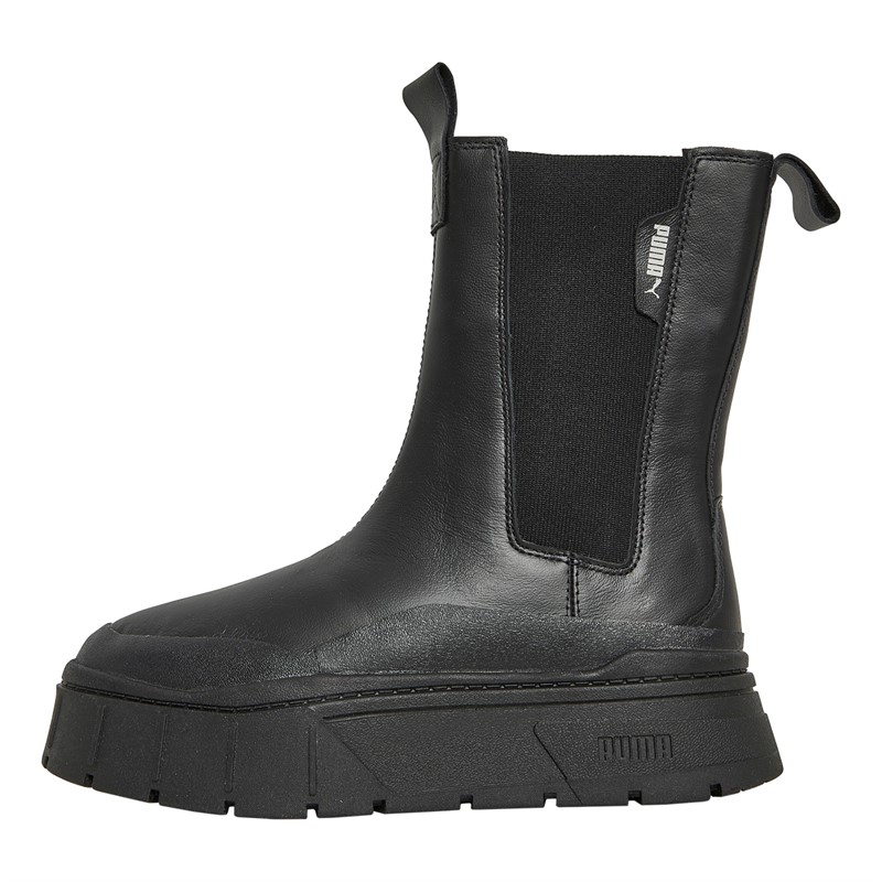 Puma Womens Mayze Stack Chelsea Boots Puma Black