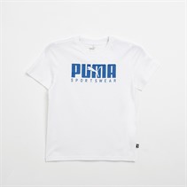 Puma T-shirt Puma blanc à motif principal junior