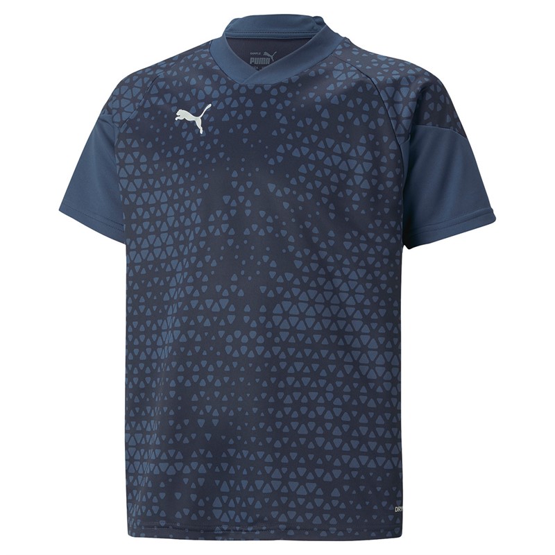 Puma Junior Teamcup Training Jersey Navy