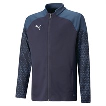 Puma Junior Teamcup Training Poly Track Jacket Navy