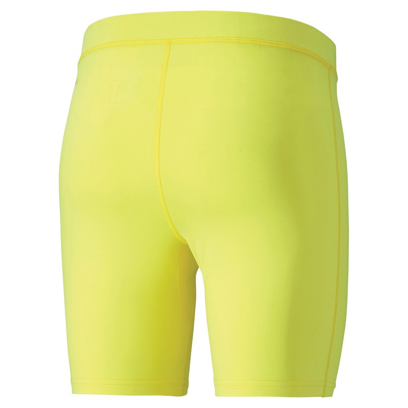 Puma Mens Liga Baselayer Shorts Yellow