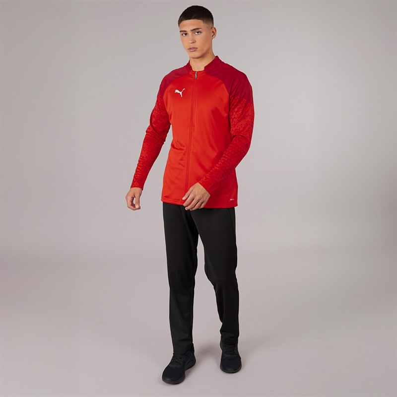 Puma Mens Teamcup Training Poly Track Jacket Red