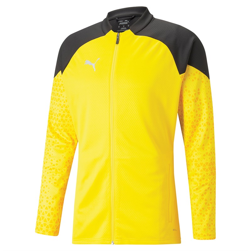 Puma Mens Teamcup Training Poly Track Jacket Yellow