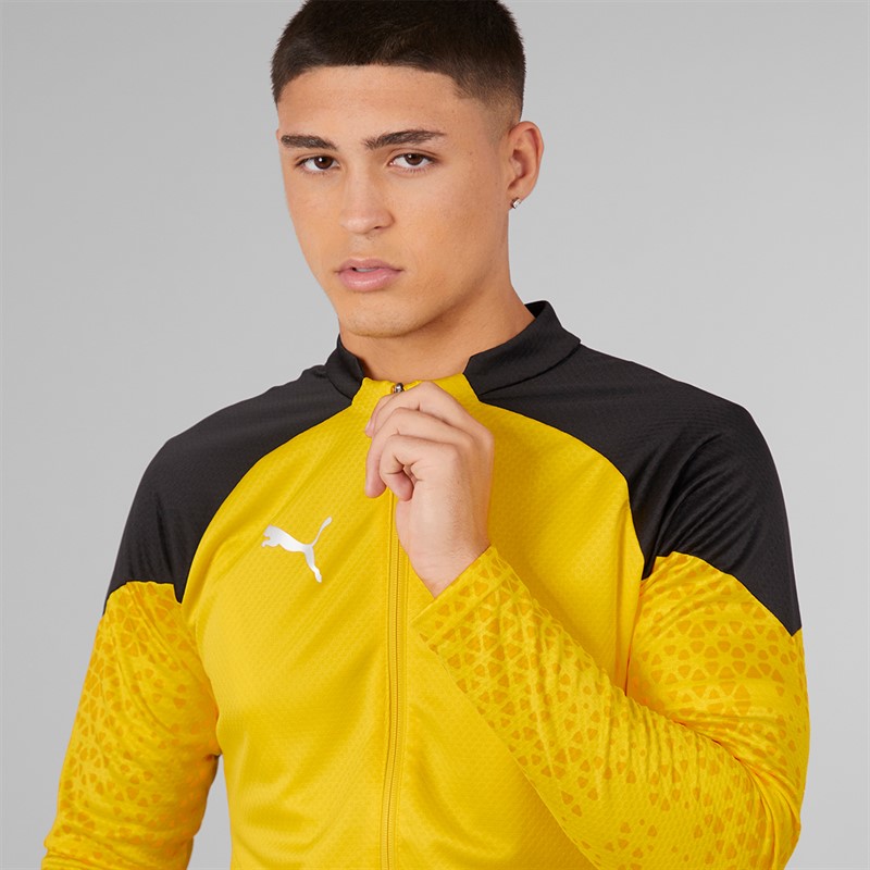 Puma Mens Teamcup Training Poly Track Jacket Yellow