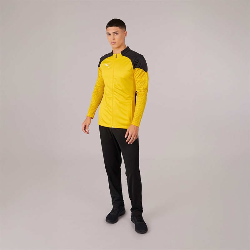Puma Mens Teamcup Training Poly Track Jacket Yellow