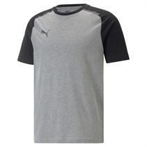 Puma Mens Teamcup Casuals T-Shirt Grey