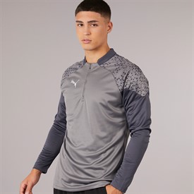 Puma フルジップジャージ グレー Buy Puma Mens Teamcup 1/4 Zip Training Top Grey