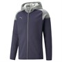Puma Mens Teamcup Casuals Full Zip Hoodie Navy