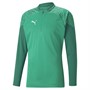 Puma Mens Teamcup 1/4 Zip Training Top Green