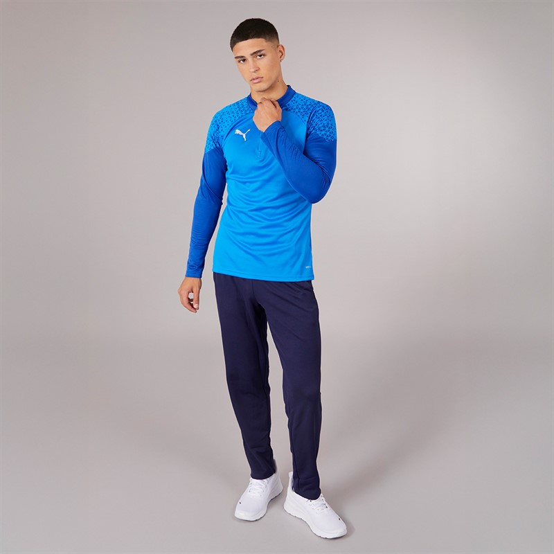 Puma Mens Teamcup 1/4 Zip Training Top Royal