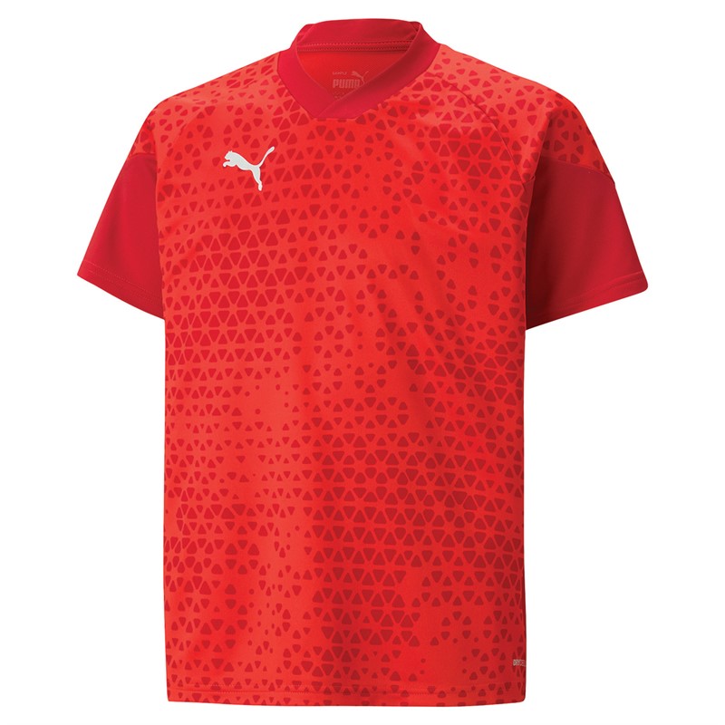 Puma Junior Teamcup Training Jersey Red