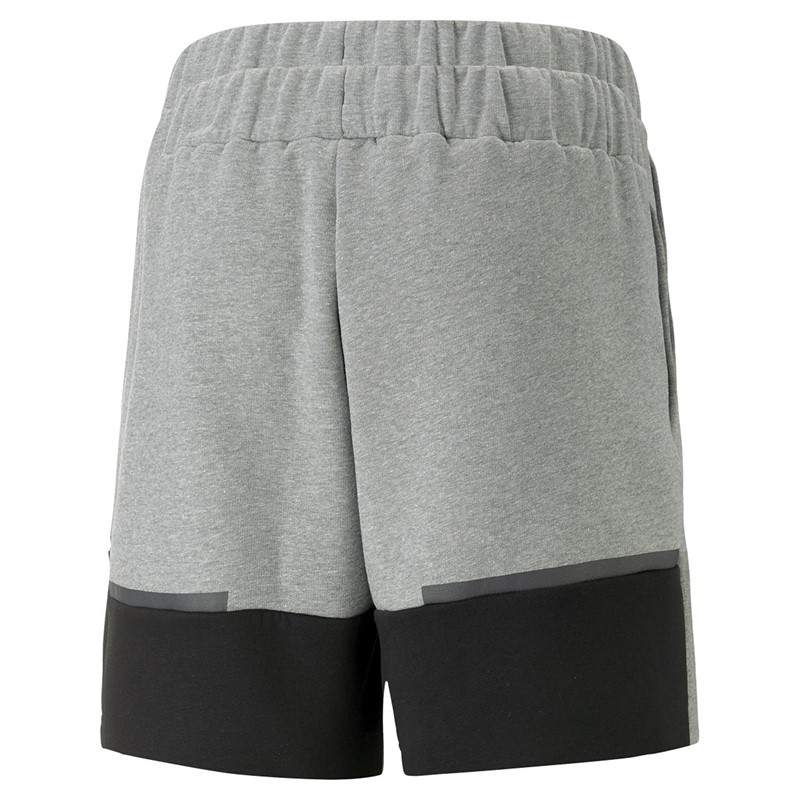 Puma Mens Teamcup Casuals Shorts Grey