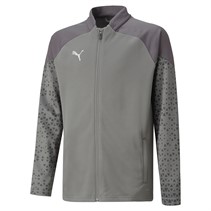 Puma Junior Teamcup Training Poly Track Jacket Grey