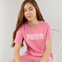 Puma Girls Sportstyle Wording T-Shirt Mauved Out