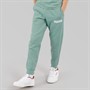 Puma Boys Sportstyle Fleece Sweatpants Green Moon